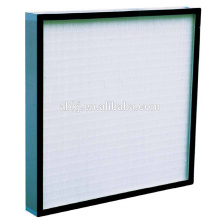 Aluminum Alloy or Metal Frame Mini- Pleated HVAC Panel HEPA Air Filter